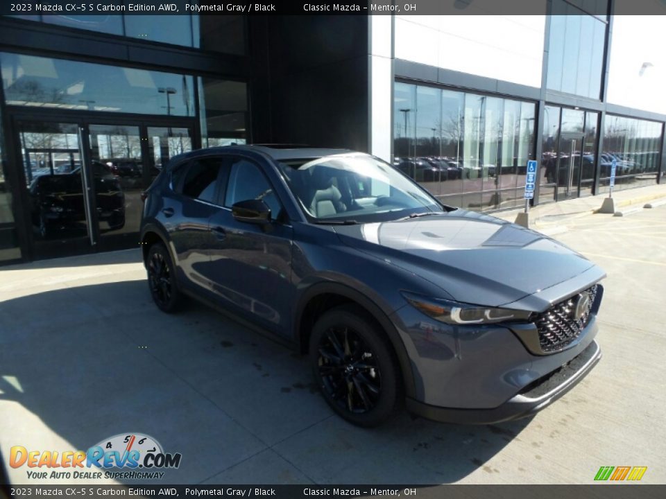 2023 Mazda CX-5 S Carbon Edition AWD Polymetal Gray / Black Photo #1