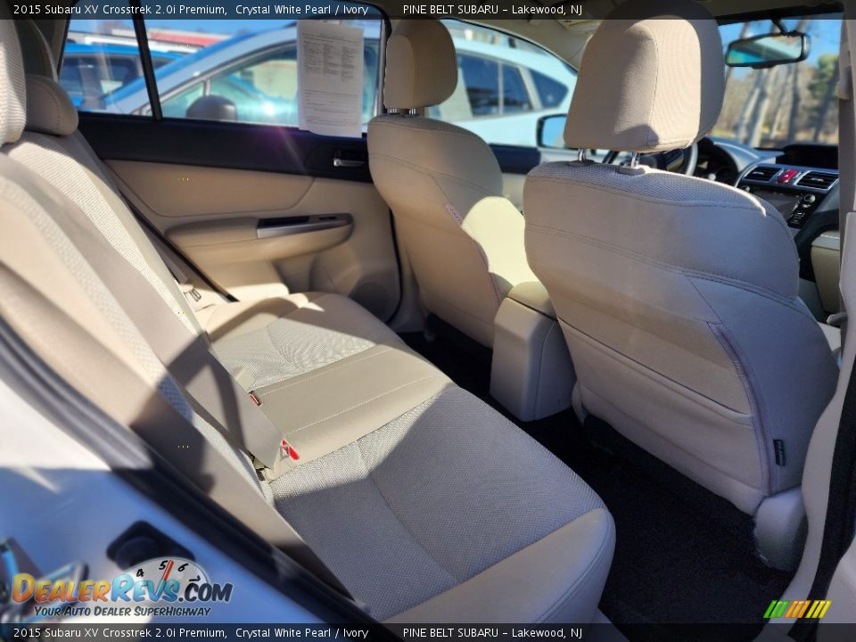 2015 Subaru XV Crosstrek 2.0i Premium Crystal White Pearl / Ivory Photo #6