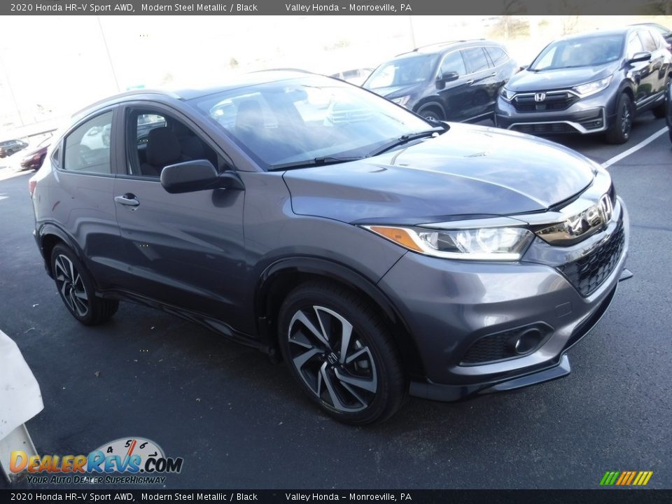 2020 Honda HR-V Sport AWD Modern Steel Metallic / Black Photo #5