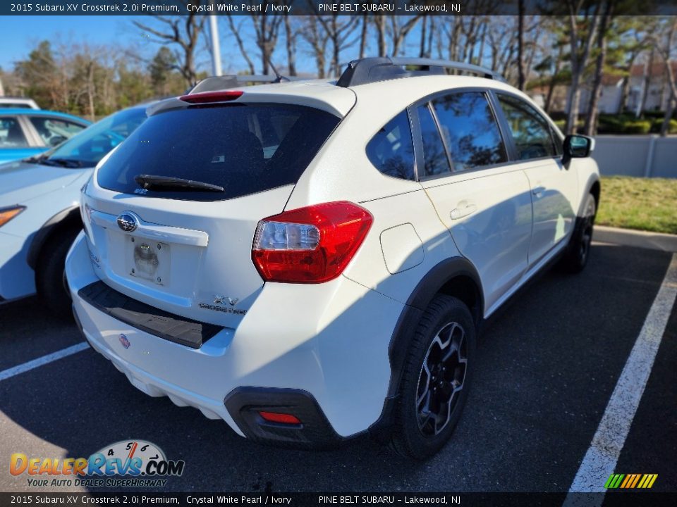 2015 Subaru XV Crosstrek 2.0i Premium Crystal White Pearl / Ivory Photo #7