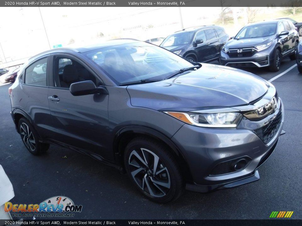 2020 Honda HR-V Sport AWD Modern Steel Metallic / Black Photo #6