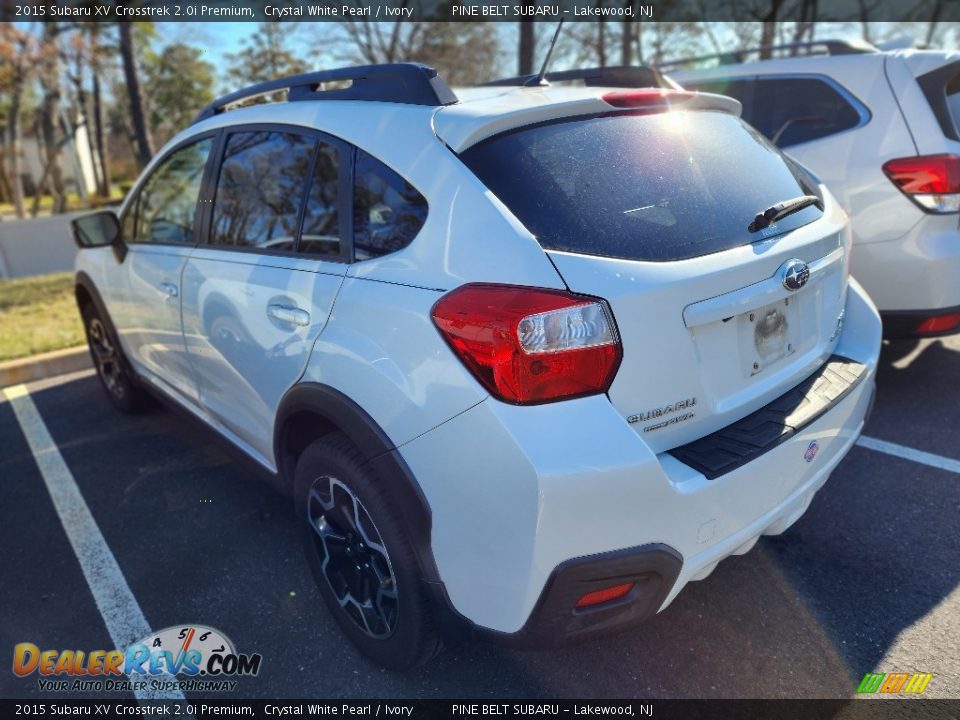 2015 Subaru XV Crosstrek 2.0i Premium Crystal White Pearl / Ivory Photo #9