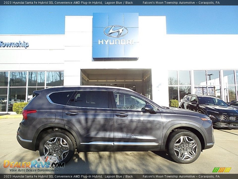 Lagoon Blue 2023 Hyundai Santa Fe Hybrid SEL Convenience AWD Plug-In Hybrid Photo #1