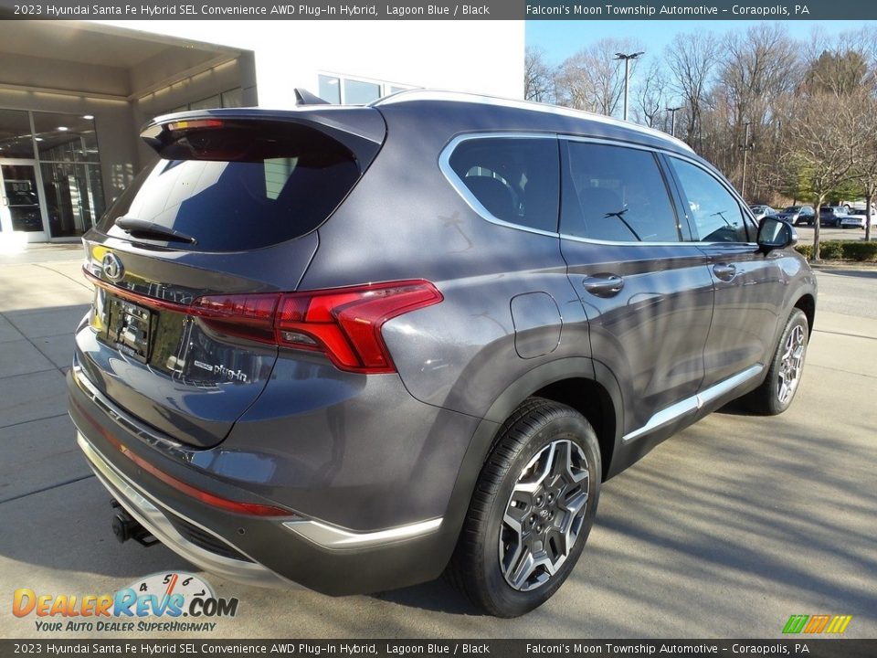 2023 Hyundai Santa Fe Hybrid SEL Convenience AWD Plug-In Hybrid Lagoon Blue / Black Photo #2