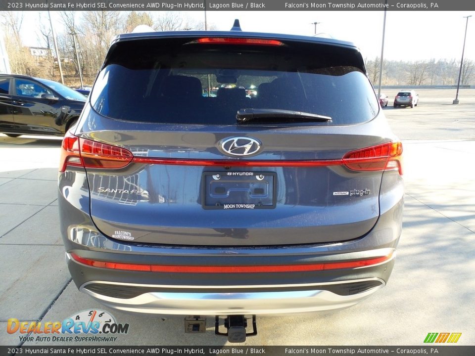 2023 Hyundai Santa Fe Hybrid SEL Convenience AWD Plug-In Hybrid Lagoon Blue / Black Photo #3