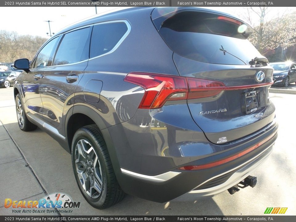 2023 Hyundai Santa Fe Hybrid SEL Convenience AWD Plug-In Hybrid Lagoon Blue / Black Photo #5