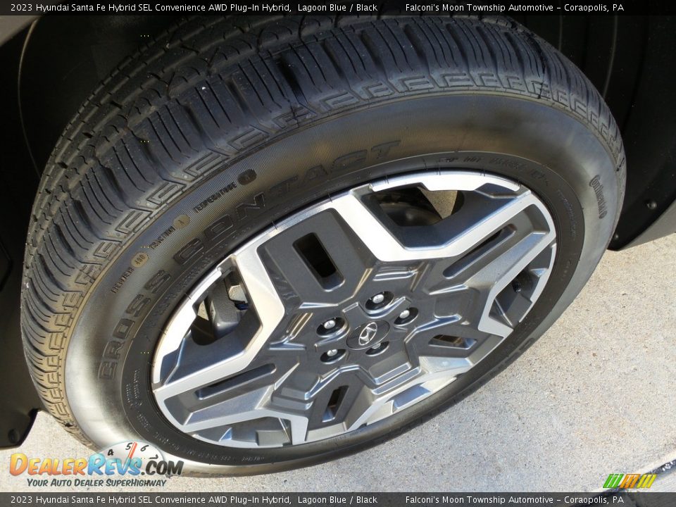 2023 Hyundai Santa Fe Hybrid SEL Convenience AWD Plug-In Hybrid Lagoon Blue / Black Photo #9
