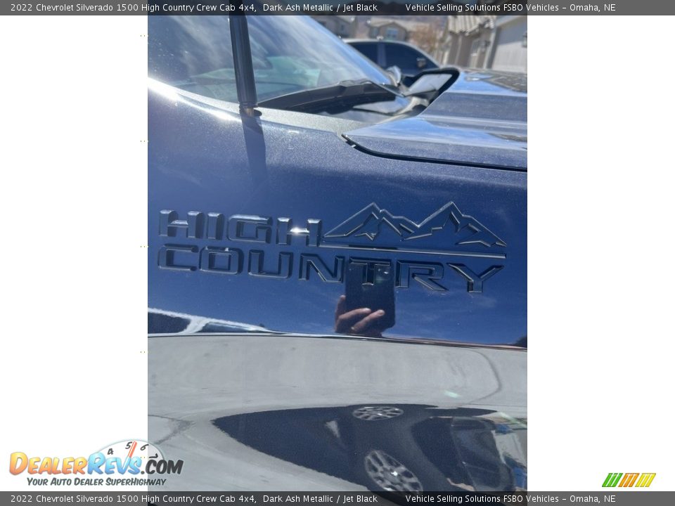 2022 Chevrolet Silverado 1500 High Country Crew Cab 4x4 Dark Ash Metallic / Jet Black Photo #6