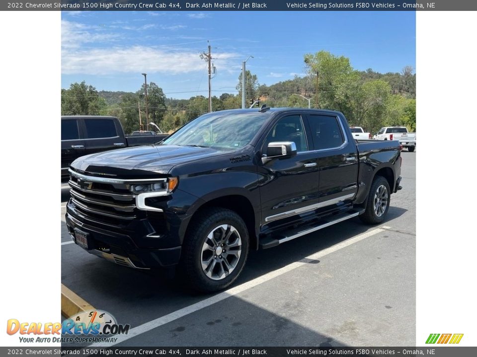 2022 Chevrolet Silverado 1500 High Country Crew Cab 4x4 Dark Ash Metallic / Jet Black Photo #7