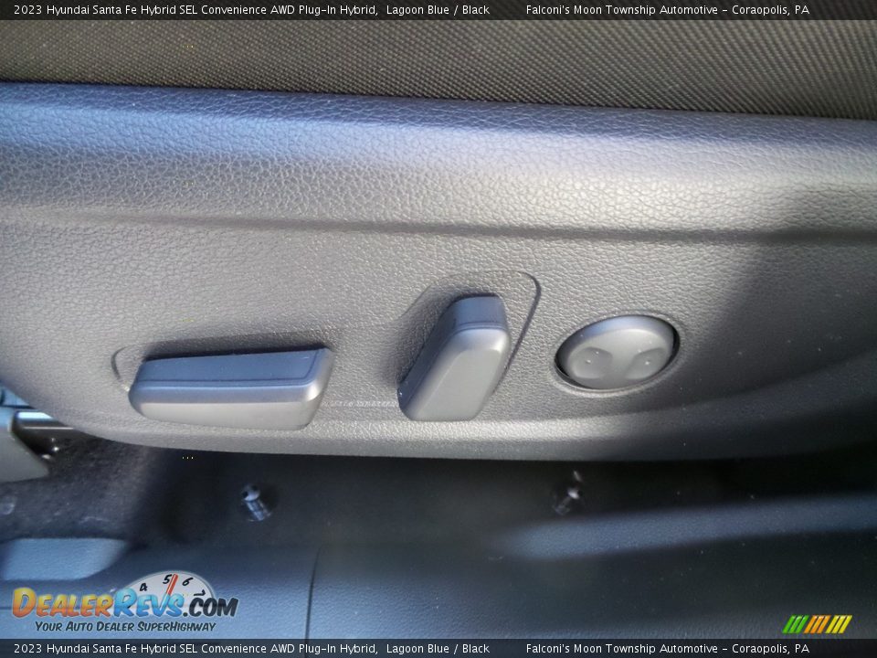 2023 Hyundai Santa Fe Hybrid SEL Convenience AWD Plug-In Hybrid Lagoon Blue / Black Photo #15