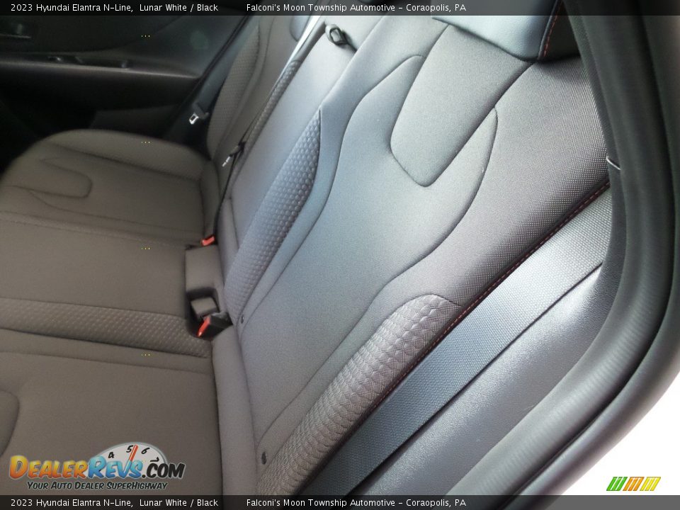 Rear Seat of 2023 Hyundai Elantra N-Line Photo #11