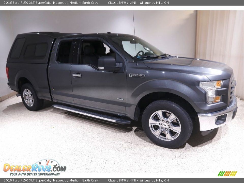 2016 Ford F150 XLT SuperCab Magnetic / Medium Earth Gray Photo #1