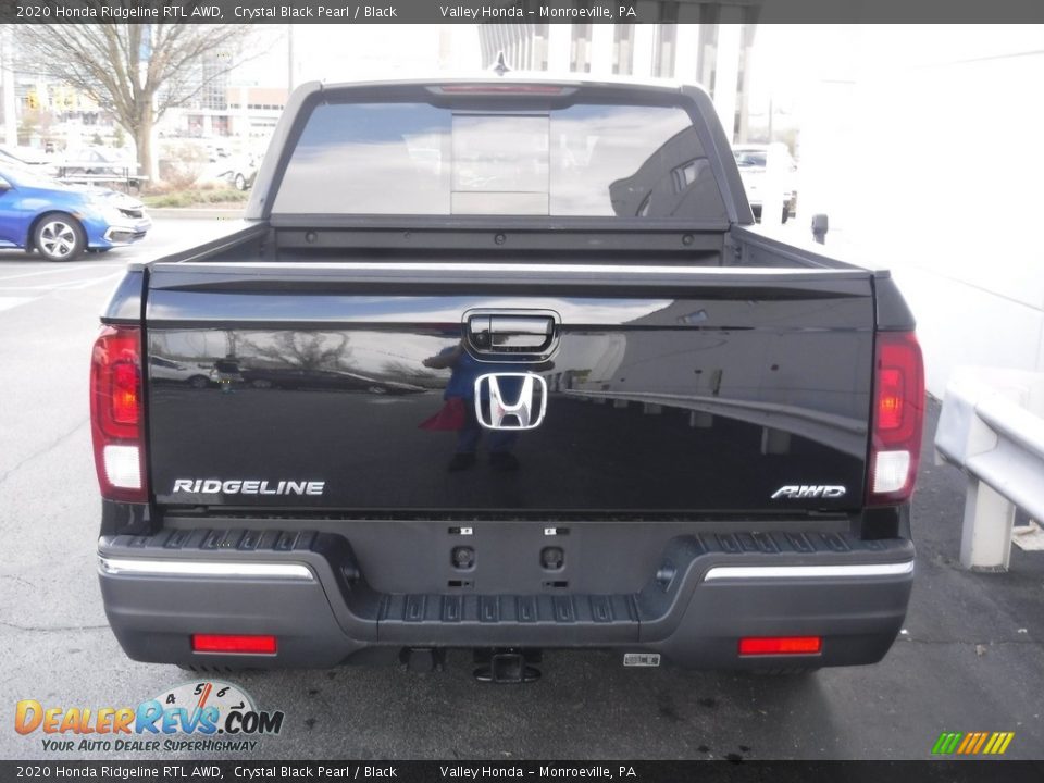 2020 Honda Ridgeline RTL AWD Crystal Black Pearl / Black Photo #8