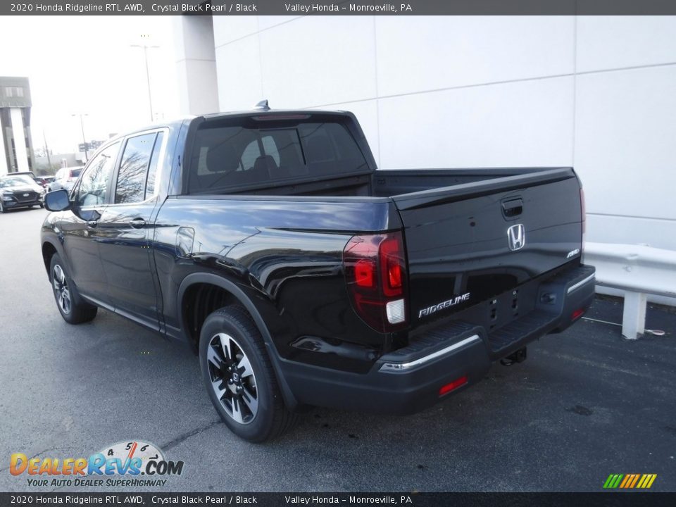 2020 Honda Ridgeline RTL AWD Crystal Black Pearl / Black Photo #10