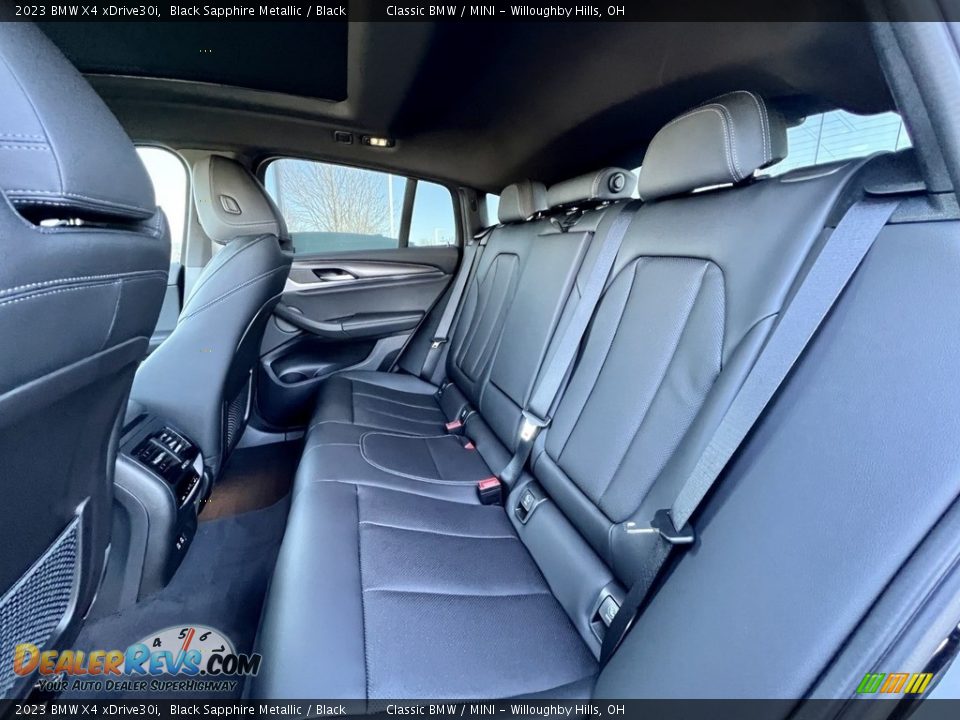 Rear Seat of 2023 BMW X4 xDrive30i Photo #4