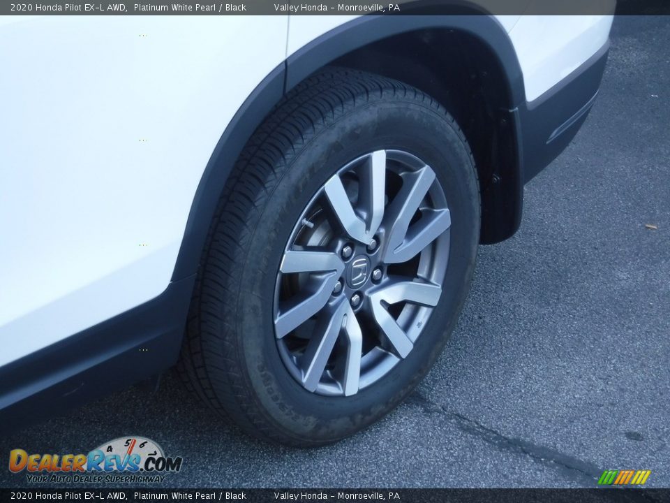 2020 Honda Pilot EX-L AWD Platinum White Pearl / Black Photo #3