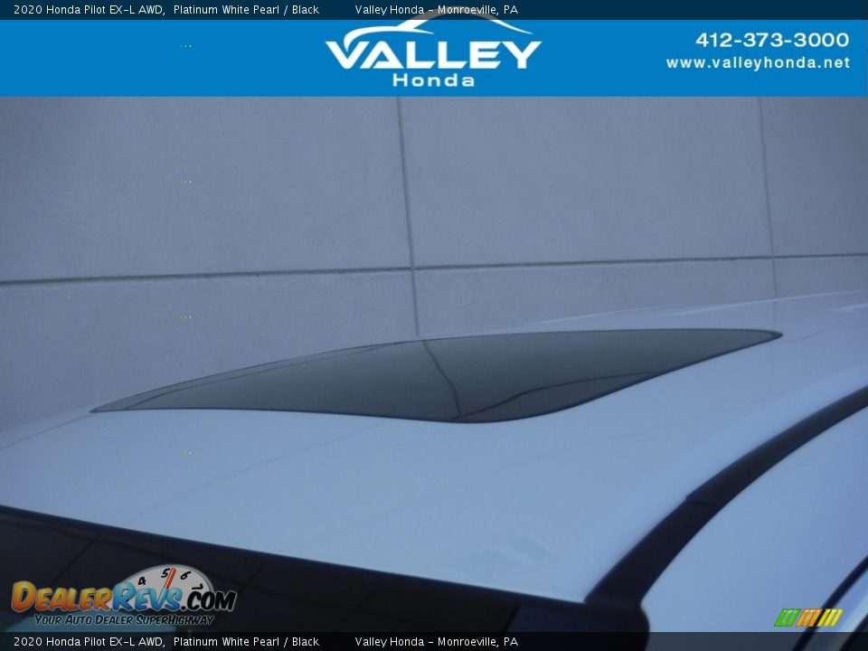 2020 Honda Pilot EX-L AWD Platinum White Pearl / Black Photo #4