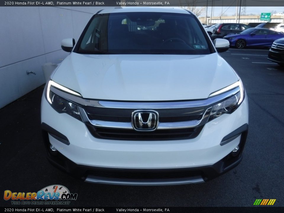2020 Honda Pilot EX-L AWD Platinum White Pearl / Black Photo #5