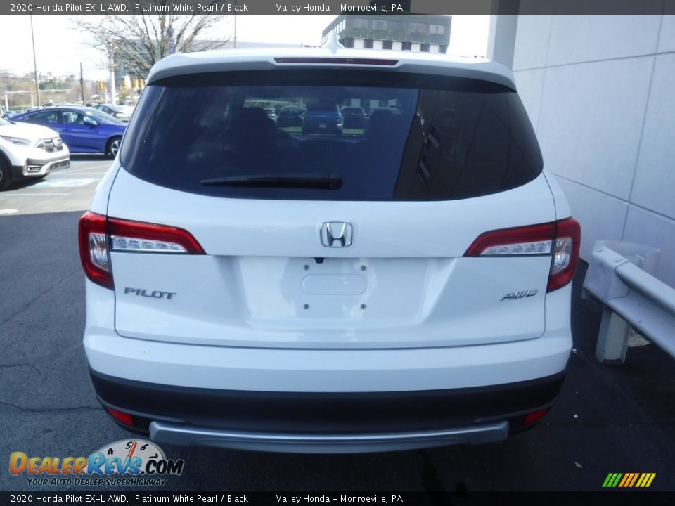 2020 Honda Pilot EX-L AWD Platinum White Pearl / Black Photo #9