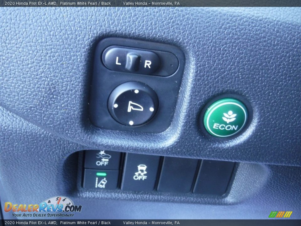 2020 Honda Pilot EX-L AWD Platinum White Pearl / Black Photo #13