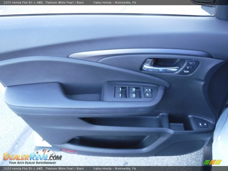 2020 Honda Pilot EX-L AWD Platinum White Pearl / Black Photo #14