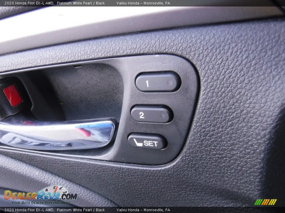 2020 Honda Pilot EX-L AWD Platinum White Pearl / Black Photo #15