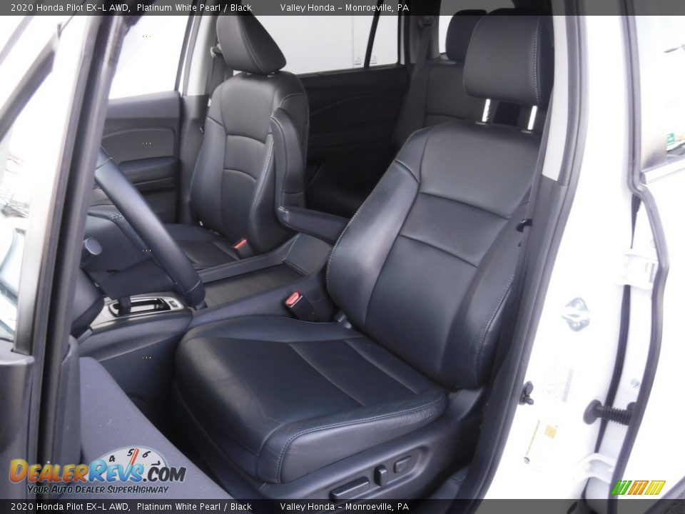 2020 Honda Pilot EX-L AWD Platinum White Pearl / Black Photo #16