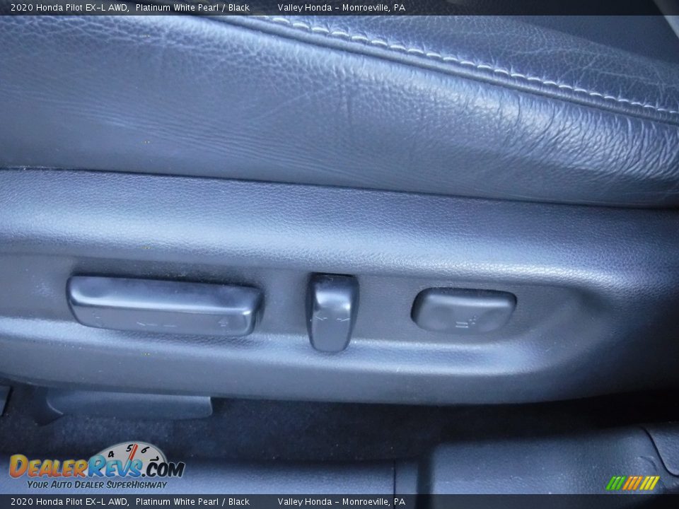 2020 Honda Pilot EX-L AWD Platinum White Pearl / Black Photo #17