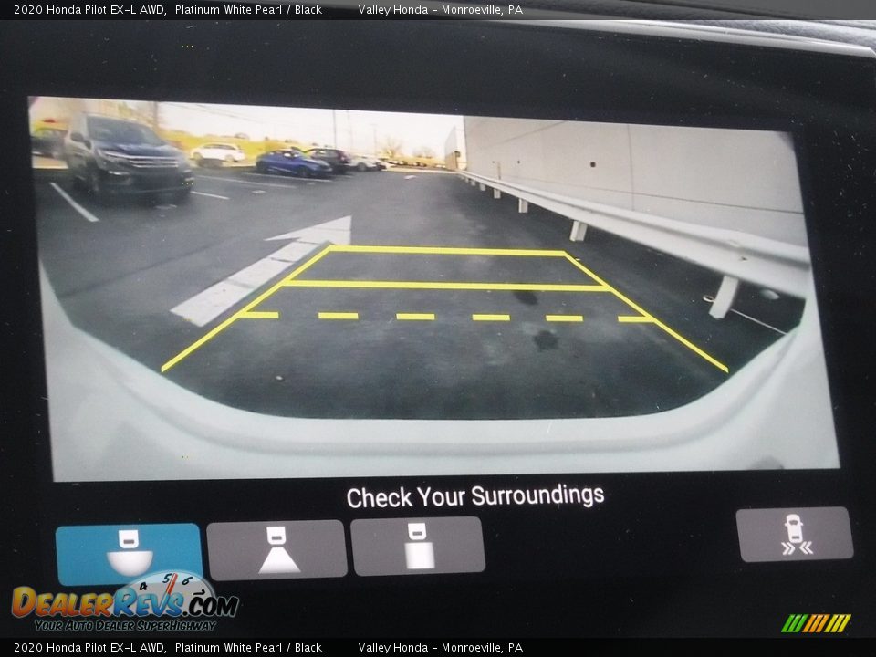 2020 Honda Pilot EX-L AWD Platinum White Pearl / Black Photo #21