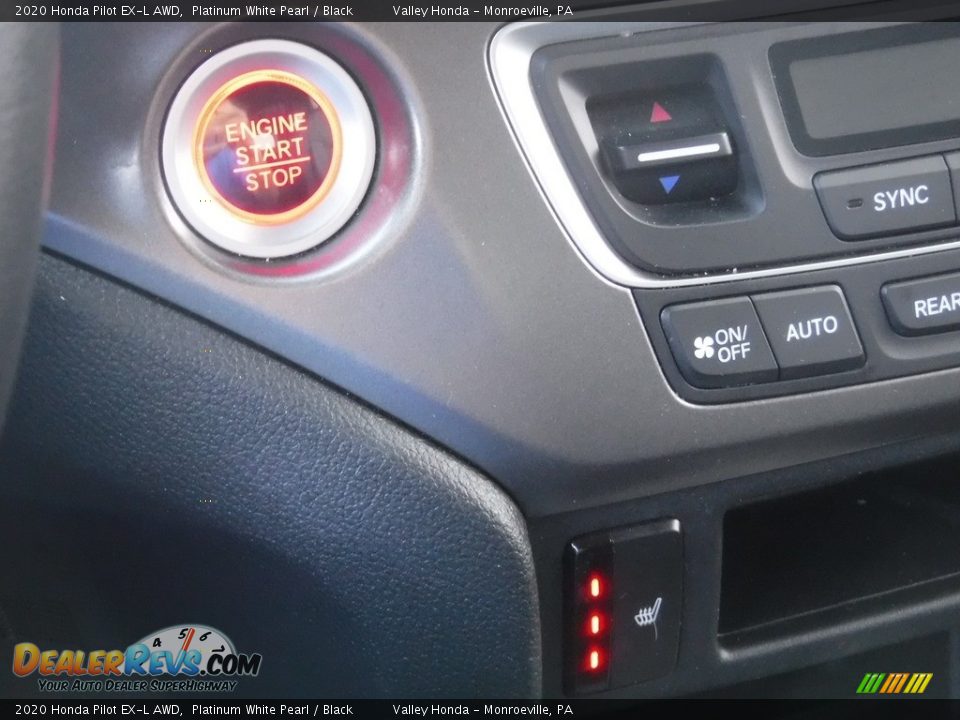 2020 Honda Pilot EX-L AWD Platinum White Pearl / Black Photo #23