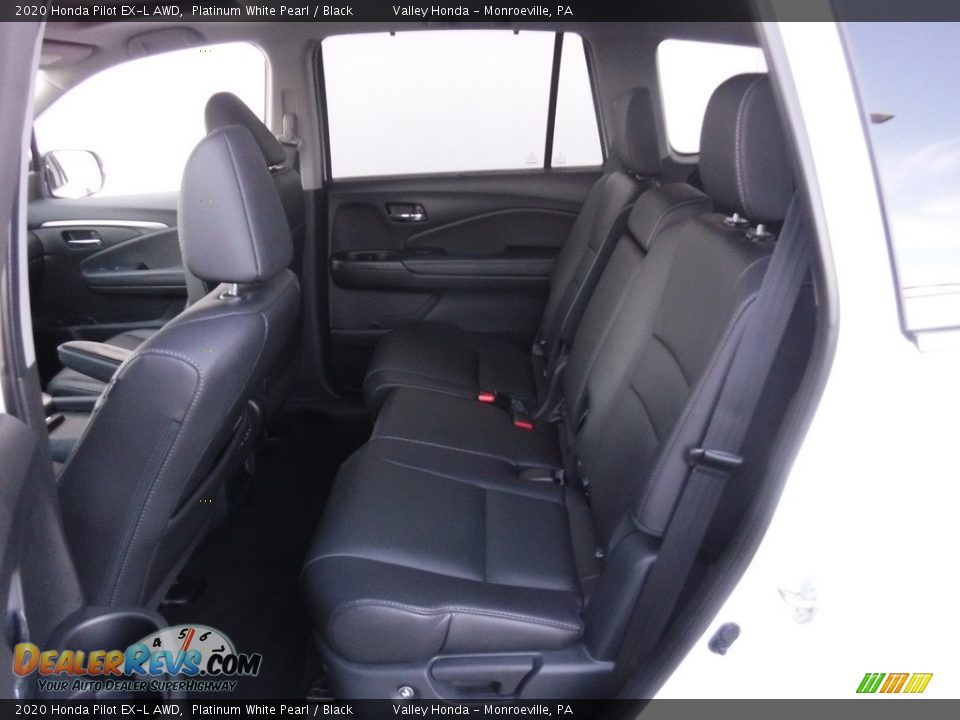 2020 Honda Pilot EX-L AWD Platinum White Pearl / Black Photo #26