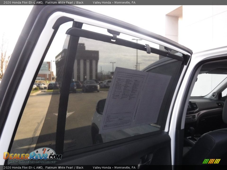 2020 Honda Pilot EX-L AWD Platinum White Pearl / Black Photo #27