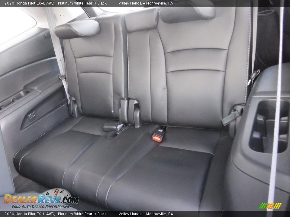 2020 Honda Pilot EX-L AWD Platinum White Pearl / Black Photo #28