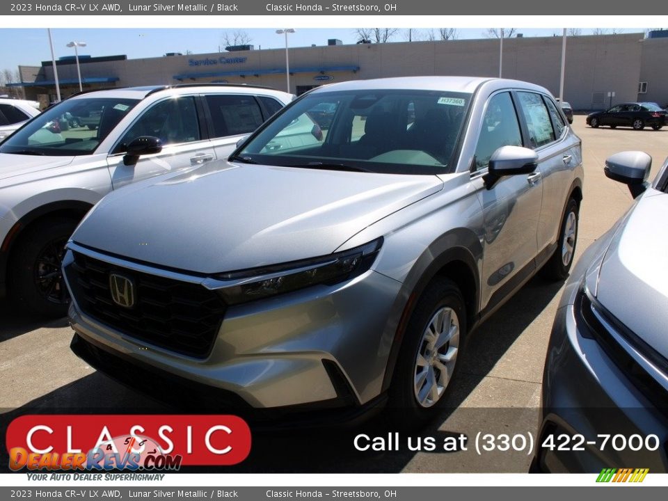 2023 Honda CR-V LX AWD Lunar Silver Metallic / Black Photo #1