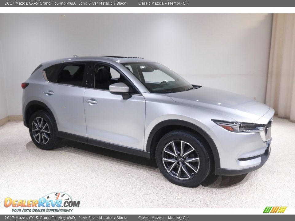 2017 Mazda CX-5 Grand Touring AWD Sonic Silver Metallic / Black Photo #1