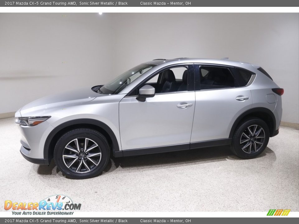 2017 Mazda CX-5 Grand Touring AWD Sonic Silver Metallic / Black Photo #3