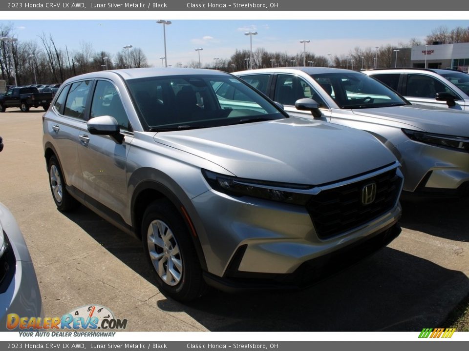 2023 Honda CR-V LX AWD Lunar Silver Metallic / Black Photo #3