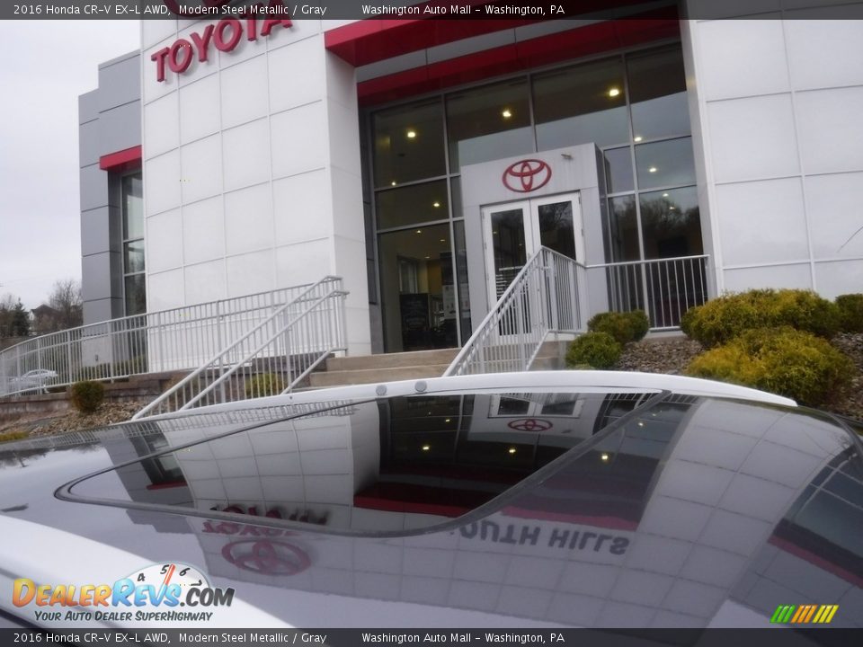 2016 Honda CR-V EX-L AWD Modern Steel Metallic / Gray Photo #3