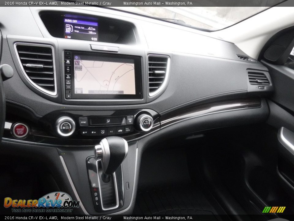 2016 Honda CR-V EX-L AWD Modern Steel Metallic / Gray Photo #4