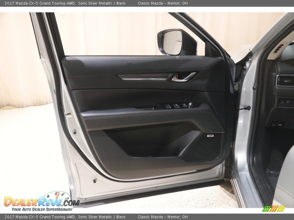 2017 Mazda CX-5 Grand Touring AWD Sonic Silver Metallic / Black Photo #4