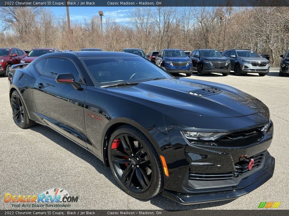 2022 Chevrolet Camaro SS Coupe Black / Jet Black Photo #4