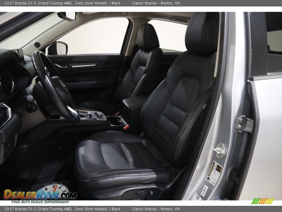 2017 Mazda CX-5 Grand Touring AWD Sonic Silver Metallic / Black Photo #5