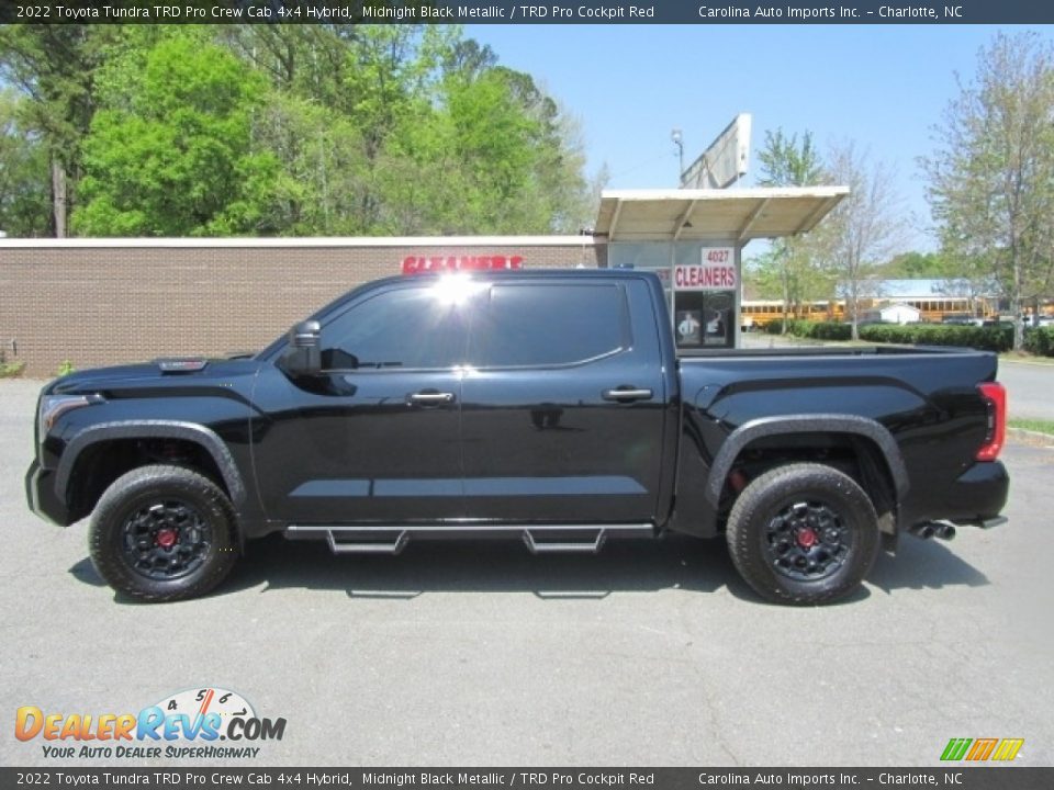 Midnight Black Metallic 2022 Toyota Tundra TRD Pro Crew Cab 4x4 Hybrid Photo #7