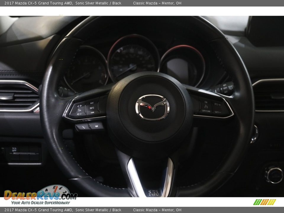 2017 Mazda CX-5 Grand Touring AWD Sonic Silver Metallic / Black Photo #7