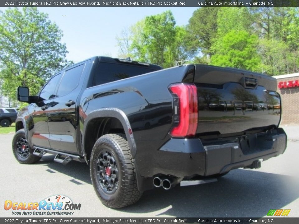 Midnight Black Metallic 2022 Toyota Tundra TRD Pro Crew Cab 4x4 Hybrid Photo #8