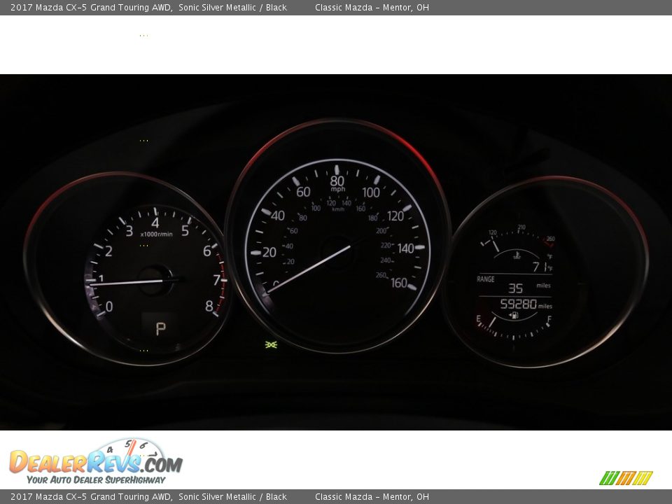 2017 Mazda CX-5 Grand Touring AWD Sonic Silver Metallic / Black Photo #8