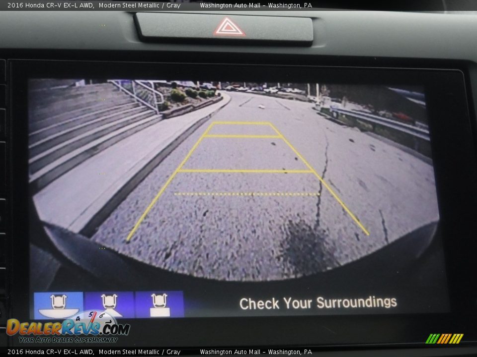 2016 Honda CR-V EX-L AWD Modern Steel Metallic / Gray Photo #7