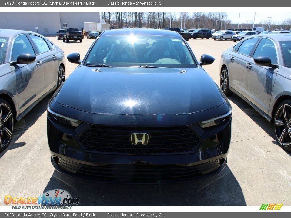 2023 Honda Accord EX Crystal Black Pearl / Black Photo #2