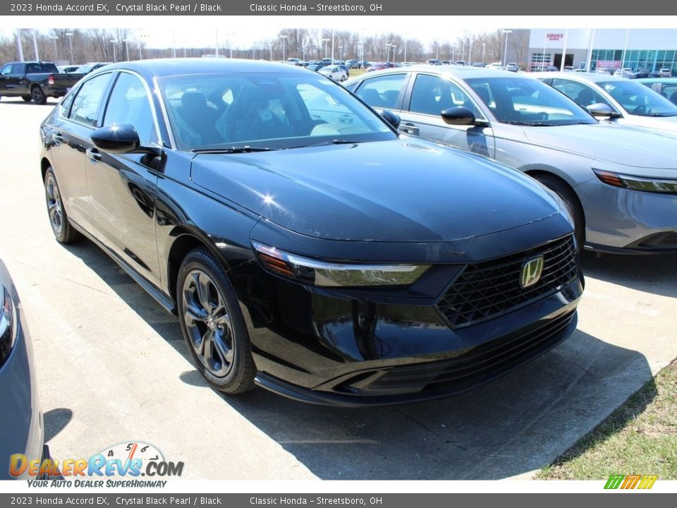 2023 Honda Accord EX Crystal Black Pearl / Black Photo #3