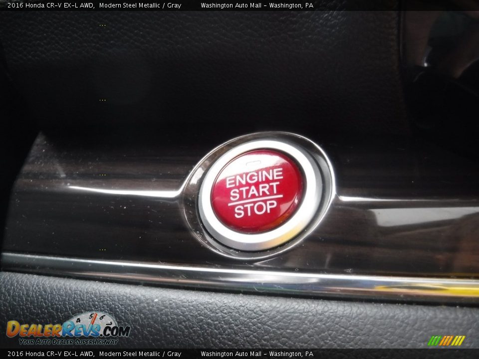 2016 Honda CR-V EX-L AWD Modern Steel Metallic / Gray Photo #9